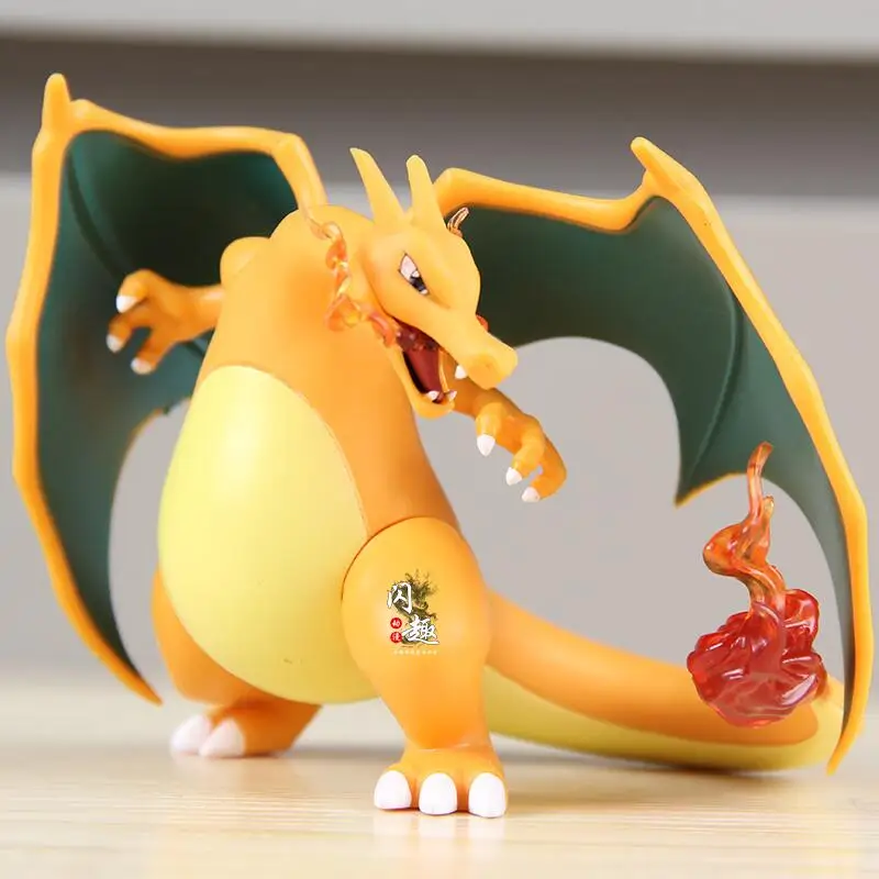 Pokemon Gk Windmill Fire-breathing Dragon The Fire Of Purgatory Hand Animation Model Boxed Furniture For Display Toys Gifts