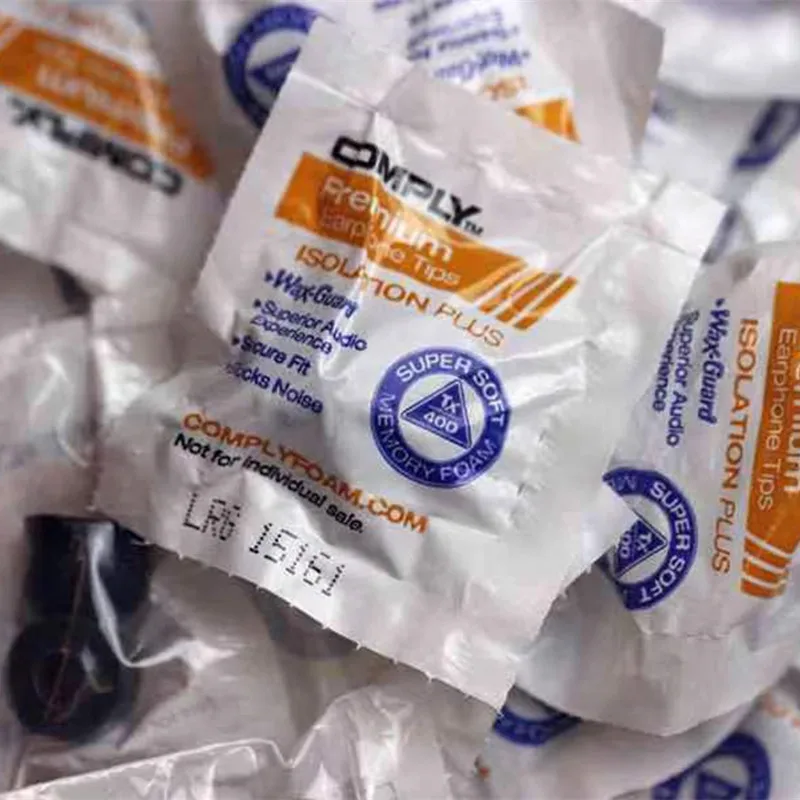 5คู่ Original จุกโฟมหูฟัง Ear Pads T200 TX400 Comply แยกเสียงรบกวนปลั๊กอุดหูสำหรับอินเอียร์หูฟัง Enhanced Bass ฟองน้ำ Eartips