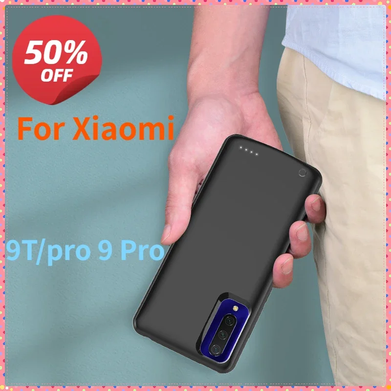 

Чехол-аккумулятор для Xiaomi 9T/Pro 9 Pro, внешний зарядный чехол-павербанк 6500 мАч, портативный чехол для зарядки