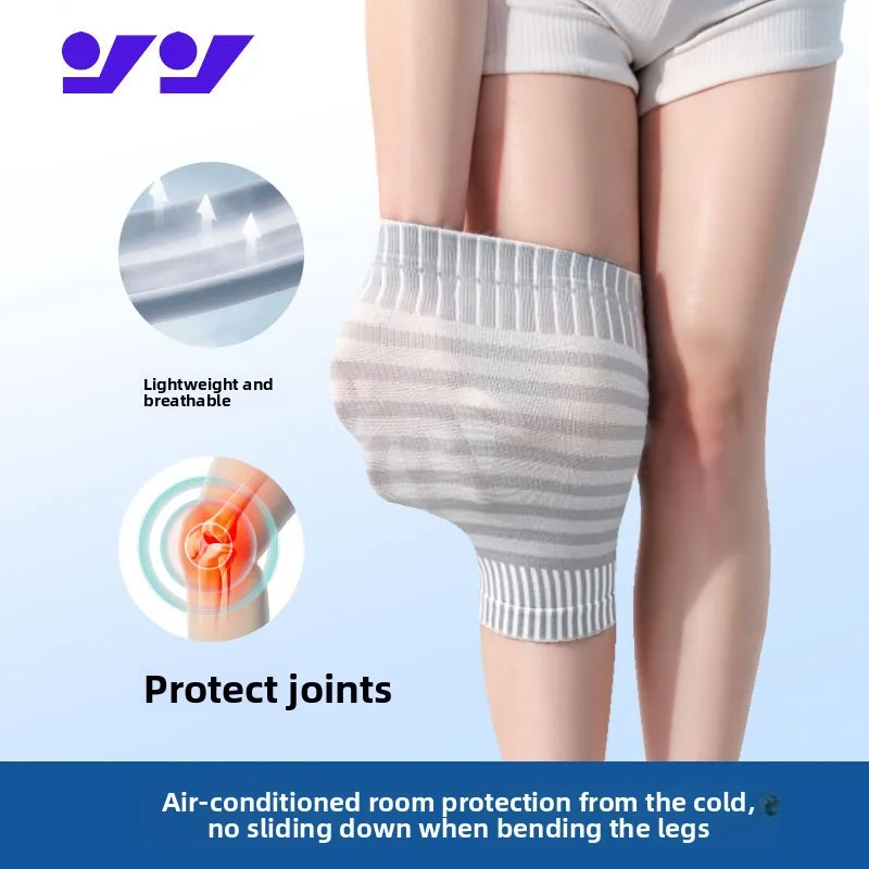 Breathable Lightweight Knee Pads for Air Conditioned Room Spring Summer Warmth Joint Protection Cold Proof Leg Sleeves