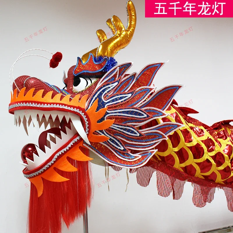 Chinesisches Neujahr führte Drachen tanz Kostüm Drachen-und Löwen tanz