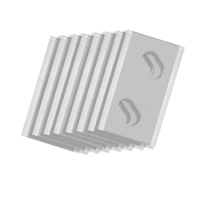 8Pcs Lawn Robot Blade Plating Lawn Mover Replacement Blade For Robomow RK Robot Mower Replacement Accessories Blade Silver