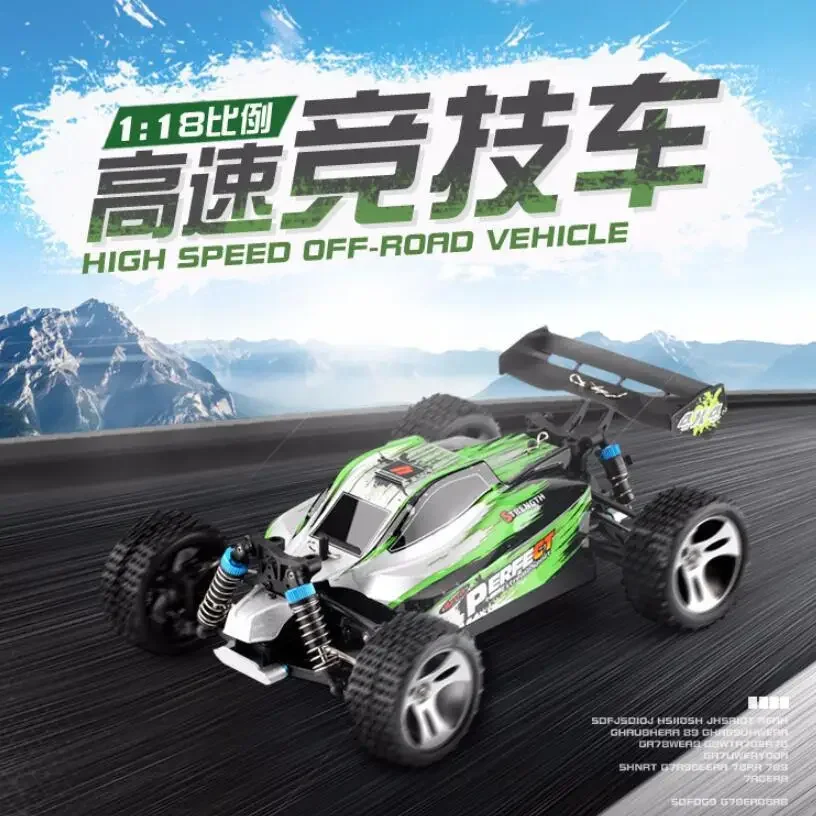 

1:18RC Cars Full Proportion Off-road Vehicle 4WD Racing Karting Car High-speed Drifting Electric Truck Model Toy Car for Adults