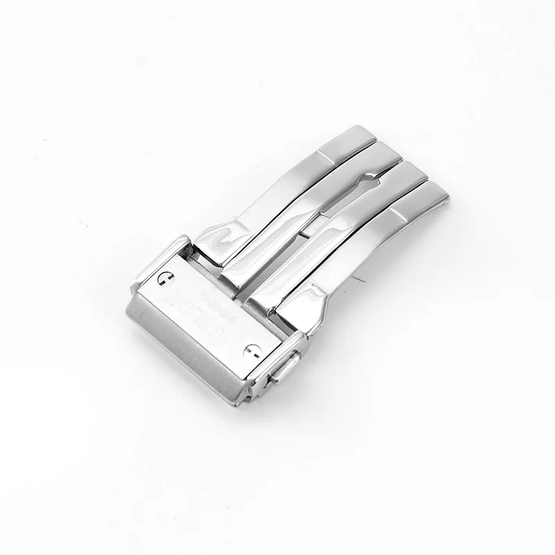 18/20/22/24 mm für Hublot Big Bang Classic Fusion Edelstahl-Uhrenverschluss mit Faltschließe, versteckter Druckknopf – Detail 10