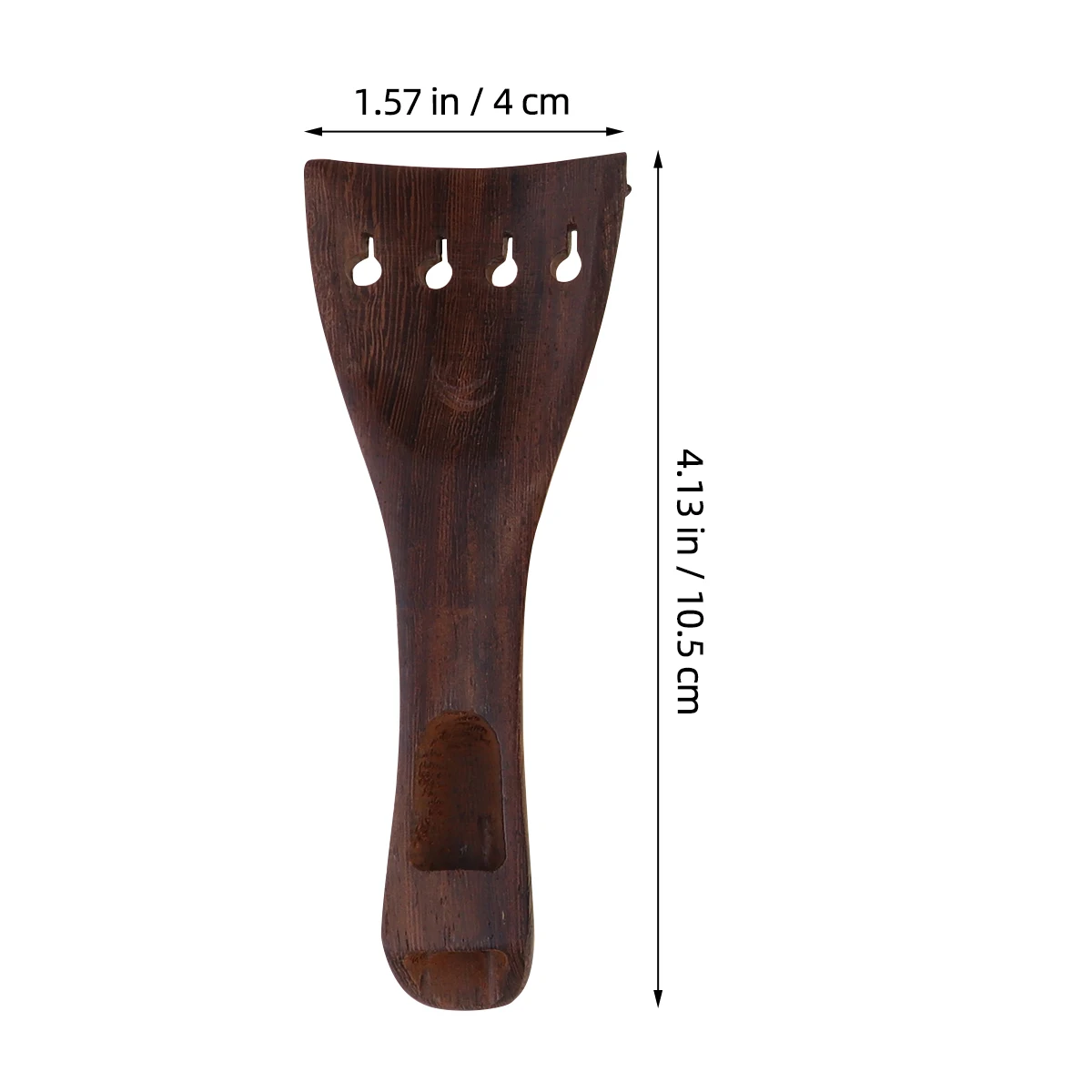 

Violin Accessories Set 4 4 Tailpiece Chin Rest Endpin Pegs Bamboo DIY Parts Elegant Comfortable Strong Durable Violin Spare