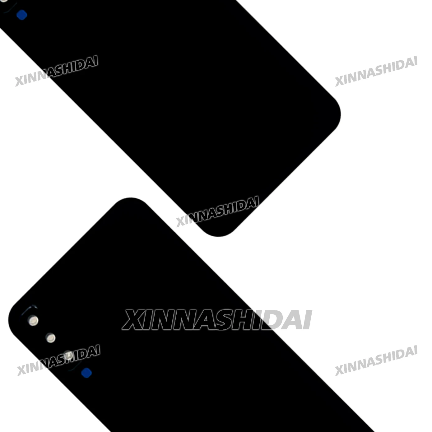 AAAA+Neu für Samsung Galaxy A750 Akku-Rückabdeckung Glasplatte Rückseitige Glasabdeckung Gehäuse