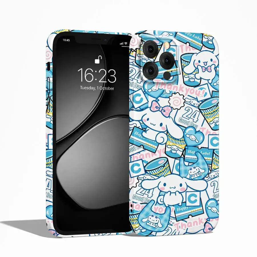 حافظة هاتف صلبة لهاتف آيفون 17 إير 11 15 بلس 13 16 برو ماكس XR 14X12 سانريو كارتون لطيف