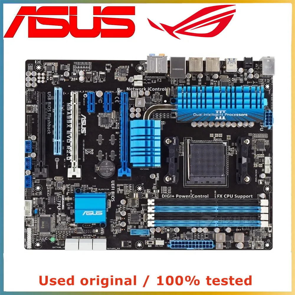 

For ASUS M5A99X EVO R2.0 Computer Motherboard AM3+ AM3 DDR3 32G For AMD 990X 990FX Desktop Mainboard USB3.0 SATA III