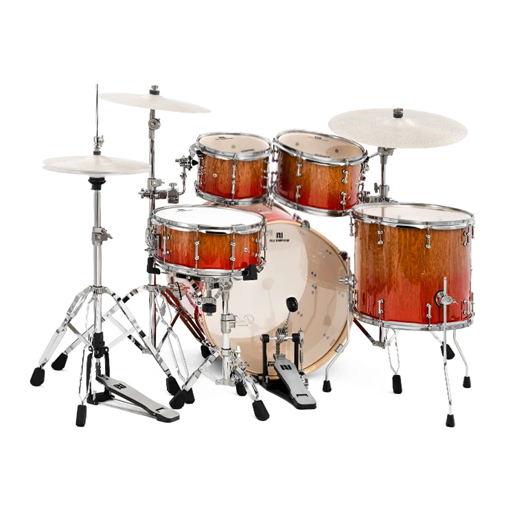 

Professional Portable Percussion Drum Kit Complete Set Of Acoustic Poplar Birch Drums Convenient Design Steel Maple Drum Chamber