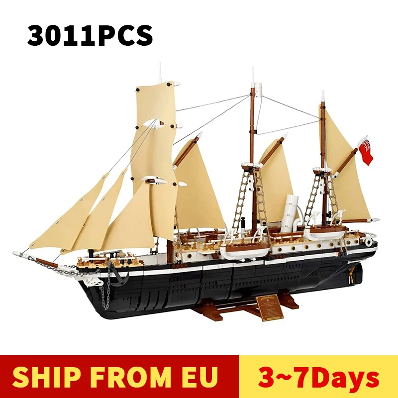 Kit de blocs de construction de navire légendaire, 3011 pièces, 10335 icônes, pour enfants et adultes, cadeaux d'anniversaire