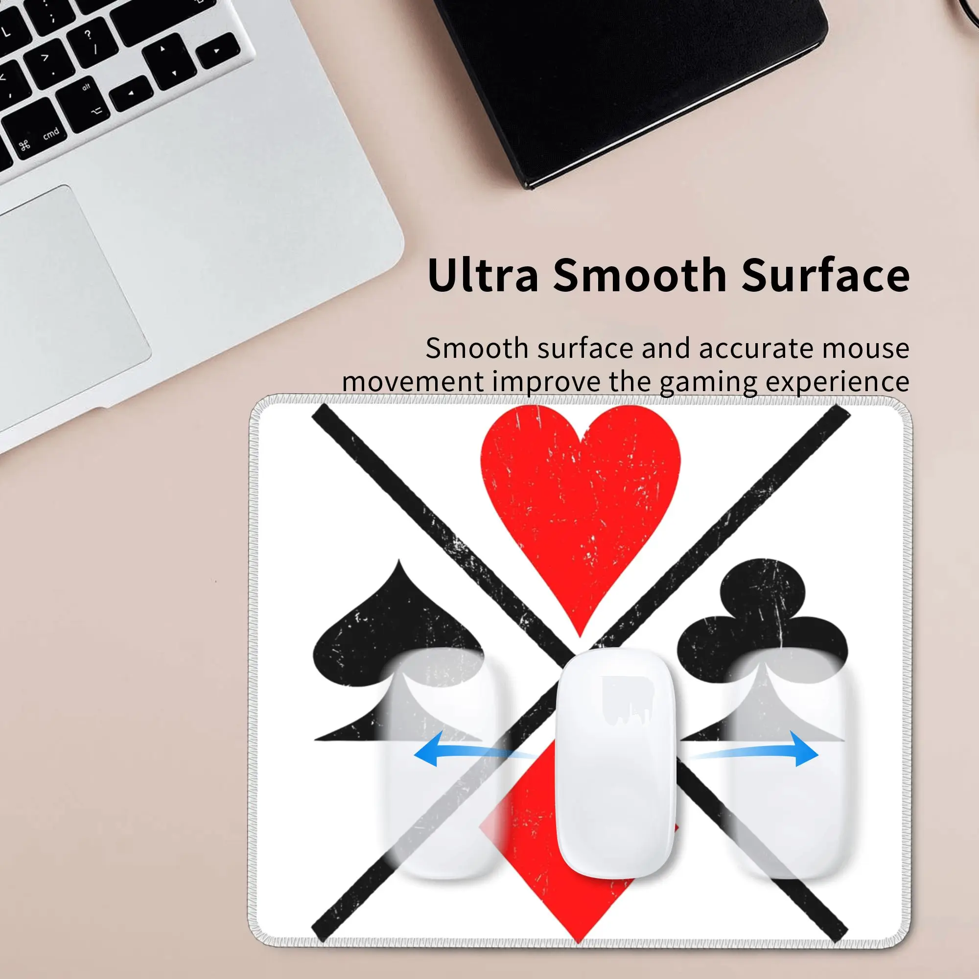Poker card game Mouse Pad Computer Keyboard Mouse Mat Gamer PC Laptop Desk Mat Office Accessories Table Mats