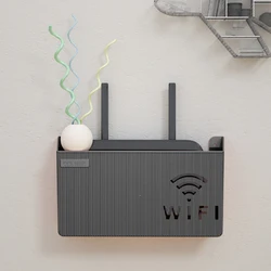 1PC Wall Hanging Wireless Wifi Router Shelf Storage Box ABS Plastic Organizer Box Cable Power Bracket Organizer Box Home Decor