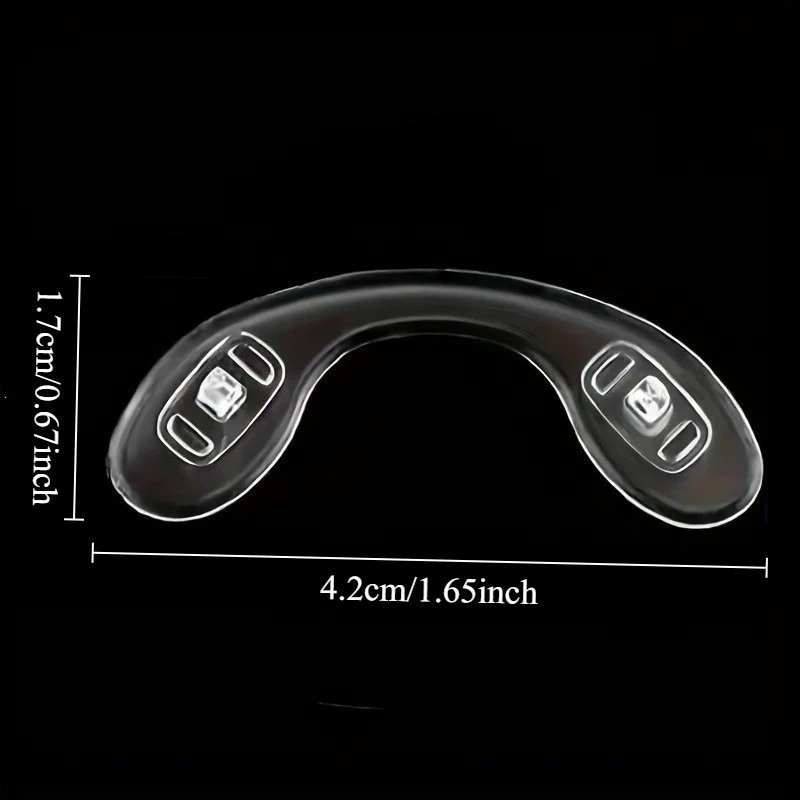 U-Shaped Silicone Nose Pads for Glasses - Comfortable, Reduces Indentation, and Fits Most Glasses