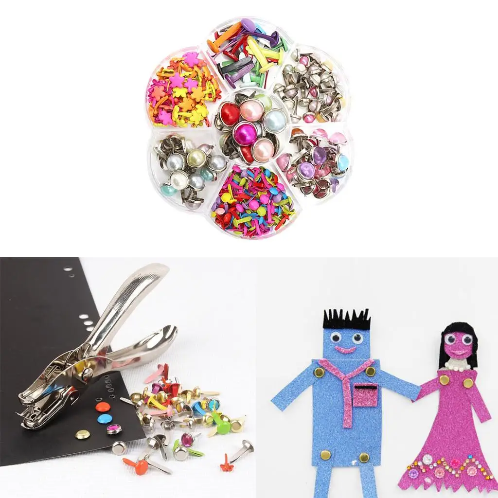 Mini Brads Metal Clips Bag Clips Closure Clips Clips Craft Clips for Scrapbooking Handicrafts DIY Shipment of Goods