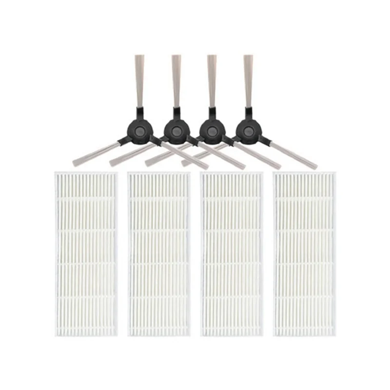 

ABVI-For Redmond RV-R500, Eziclean Power Animal Robot Vacuum Cleaner Replacement Spare Parts Main Side Brush Hepa Filter