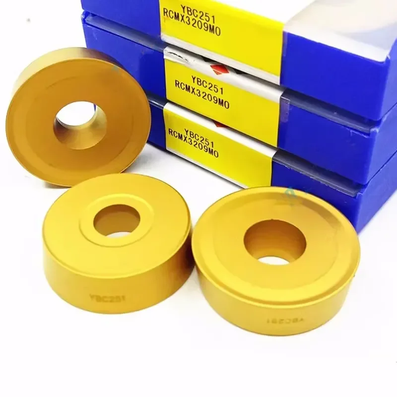 5PCS/BOX Original China CNC Machine Tool RCMX3209MO YBC251 R16 Lathe Inserts Cutter RCMX3209MO YBC151 YBC252 Knife Milling