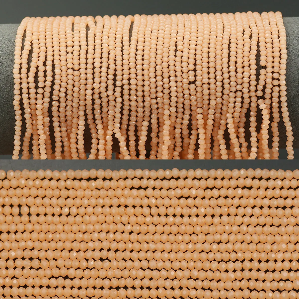 WLYeeS 2mm 700-150Pcs Orange Color Flat Round Glass Spacer Beads Charms Loose Beaded For Jewelry Making Bracelet DIY Findings