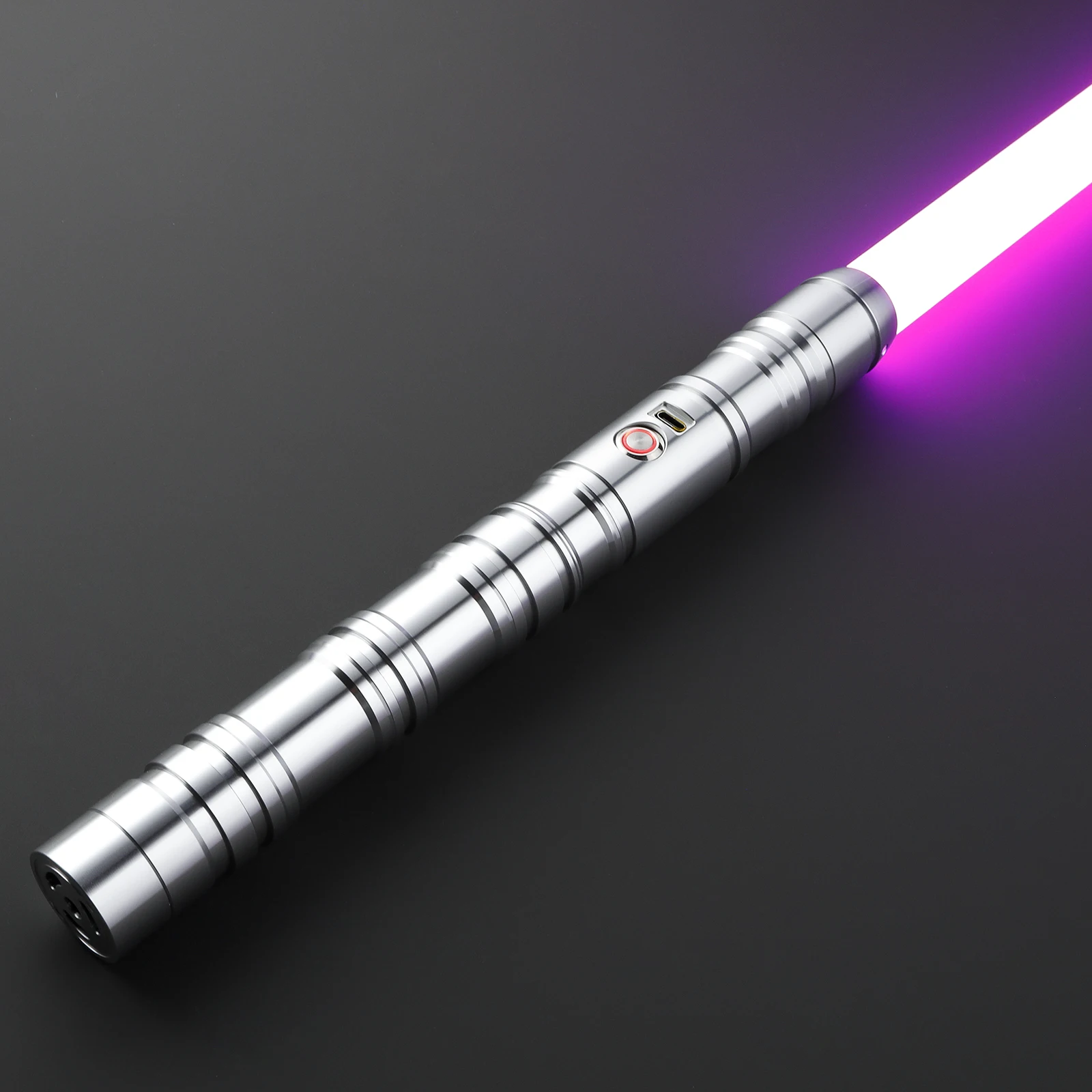 DamienSaber Xeno3.0 Pixel Lightsaber Heavy Dueling Light Saber FOC Force metalowa rękojeść gładka huśtawka laserowy miecz ze zmianą koloru