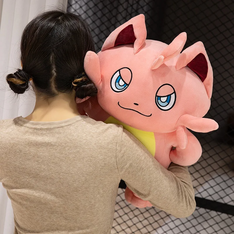 Palworld Cattiva Plush Doll, Pink Cattiva Creature Stuffed Toy, Lazy Expression Game Character Plushie, Birthday Gift for Fans