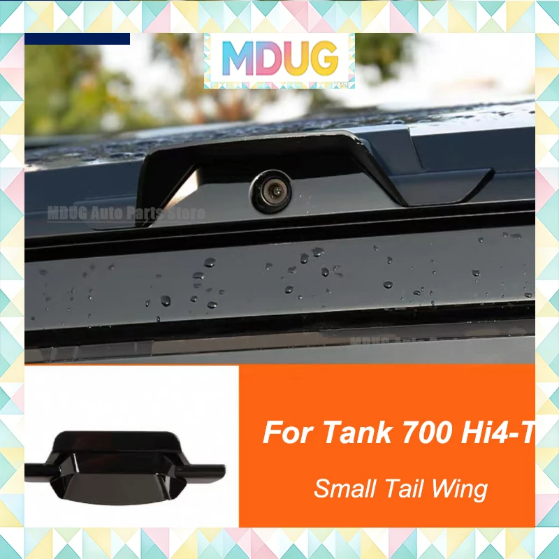 MDUG For Tank 700 Hi4-T Rear Camera Rain Visor Small Tail Wing Car Styling Modified Accessories