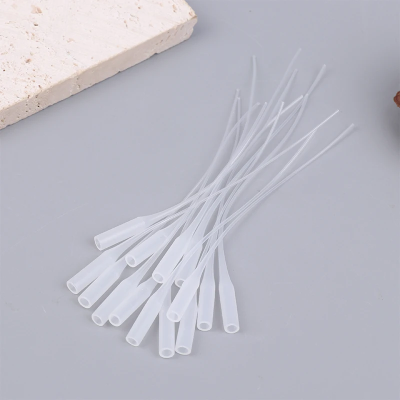 100Pcs 8/12CM Precision Glue Applicator Tips Universal Dropper Extended Dotting Tube For 502 Glue Craft Laboratory Dispensing