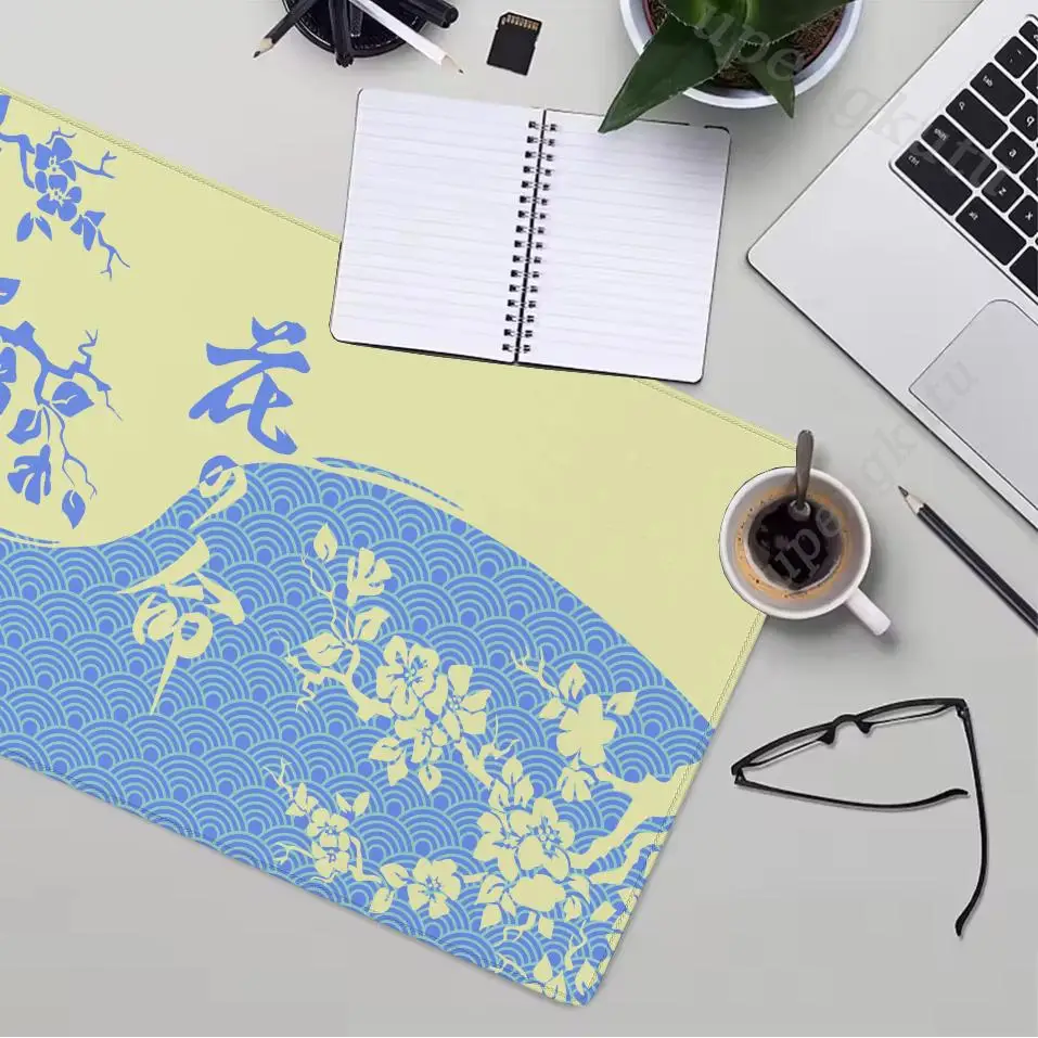 Cherry Blossom Gaming Rubber Mouse Pad Extended Large Mice Mat XXL 1200x600MM Rubber Antislip Base Deskmat Sakura Mousepad