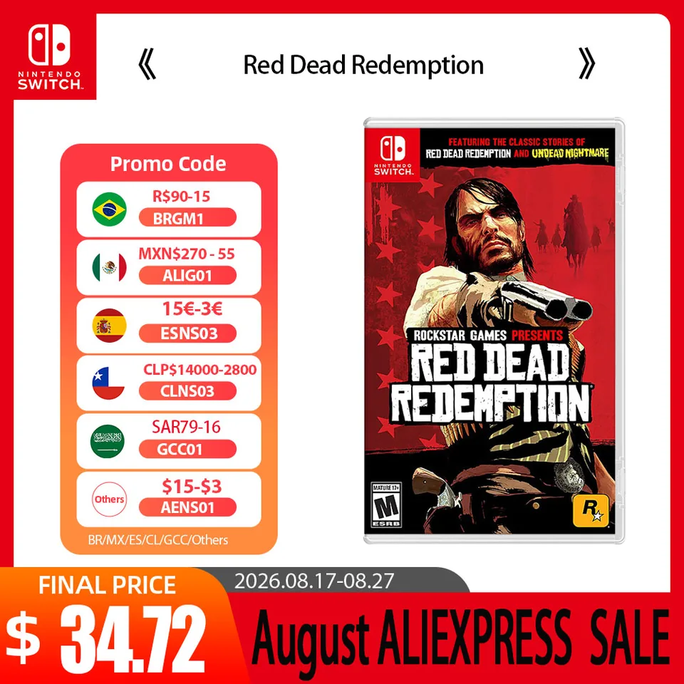 Nintendo Switch Game Deals - Red Dead Redemption - Games Cartridge