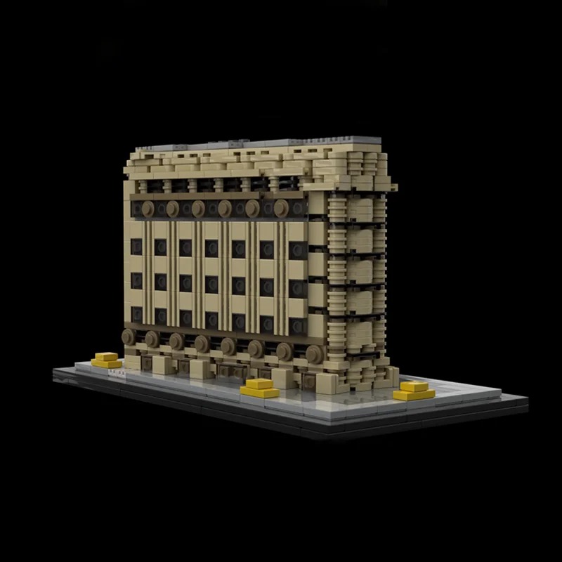 924 قطعة MOC فلاتيرون بناء نموذج معماري كتل اللعب العمارة تجميع فكرة التعليم الطوب هدية الكريسماس للأطفال #2