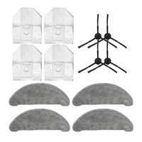 12PCS Mop Cloth Dust Bags Side Brush For Xiaomi ROIDMI EVE Plus Robot Vacuum Cleaner Accessories