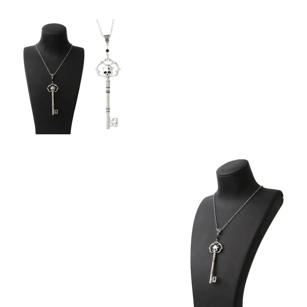 Men Retro Skeleton for Key Necklace Diy Accessories Korean Halloween Party Jewel