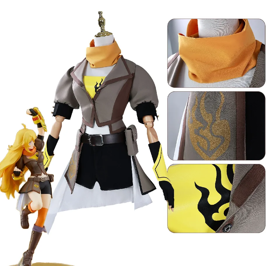 

Длинный карнавальный костюм Yang Xiao, парик, праздничное платье на Хэллоуин для женщин, одежда в стиле аниме Comic Con, одежда для выступлений на сцене IDOL