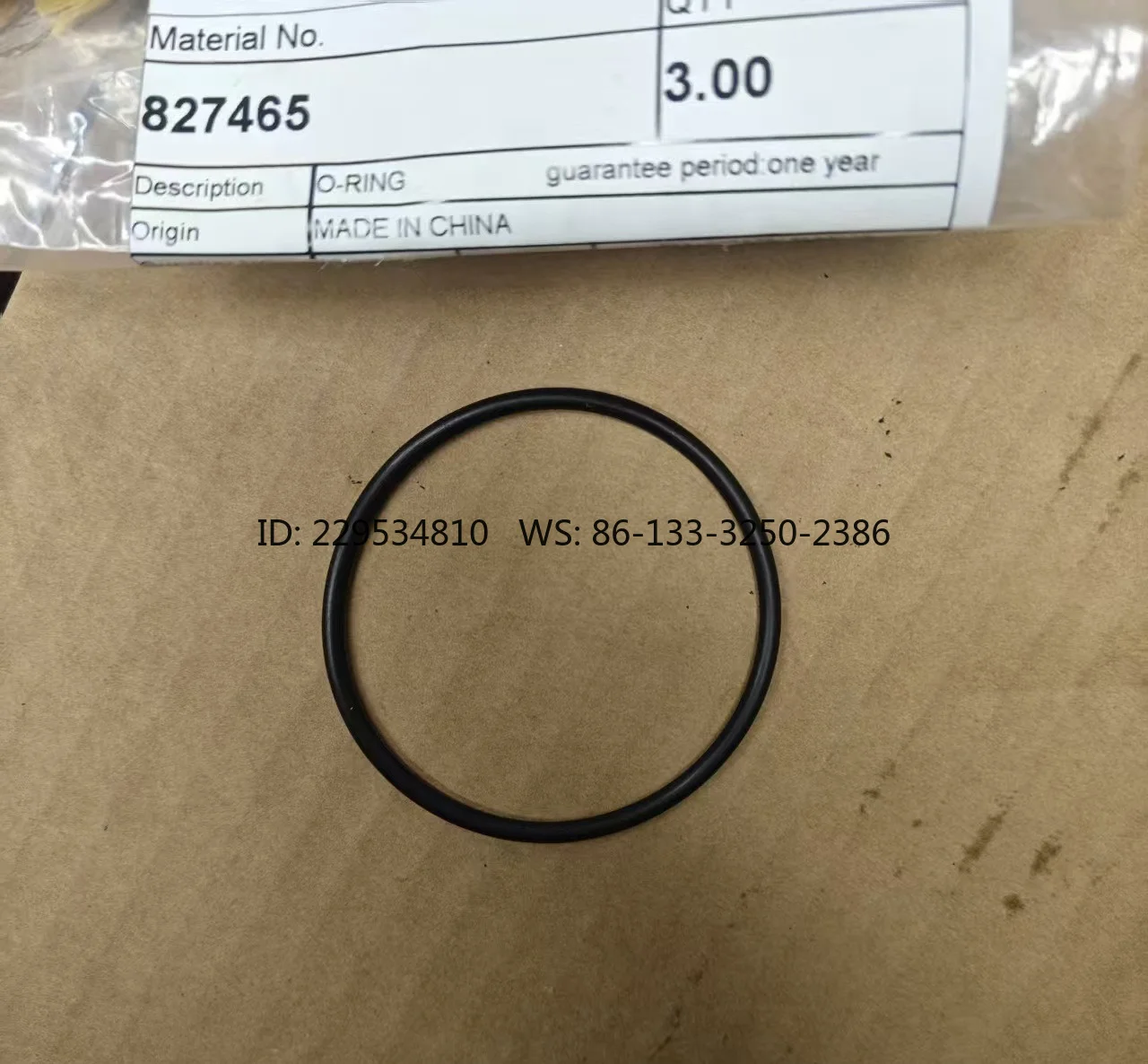 Pump overhaul sealing O-ring package, one-stop repair apron accessories 827465
