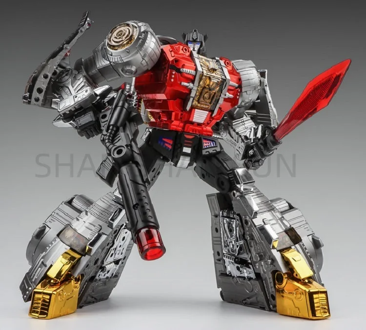 [In Stock] Transformation Toy Gigapower GPHQ-04R  HQ04R Gravity Sludge Chrome Version G1 Action Figure Toy Collection Gift