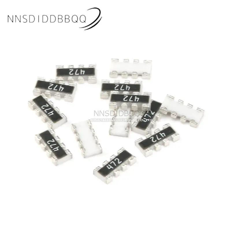 100PCS 0603 SMD Resistor Network 100K120K150K200K220K300K330K470K510K680K 1M Resistor Packs