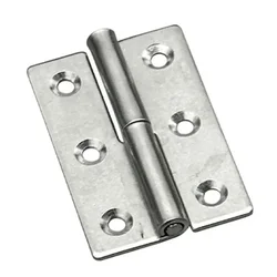 Lift Off Hinge Stainless Steel Flag Shape Detachable Hinge Removable Small Slip Joint Hinge Furniture Hardware Accessories