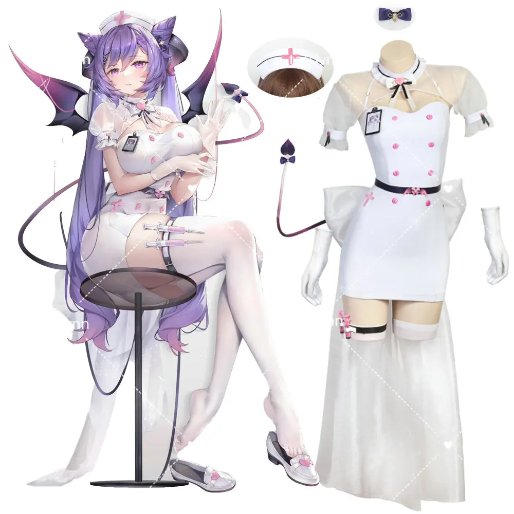 

Succubus Keqing Nurse Costume Genshin Impact Fanart Keqing Succubus Cosplay Little Devil Cosplay Costume