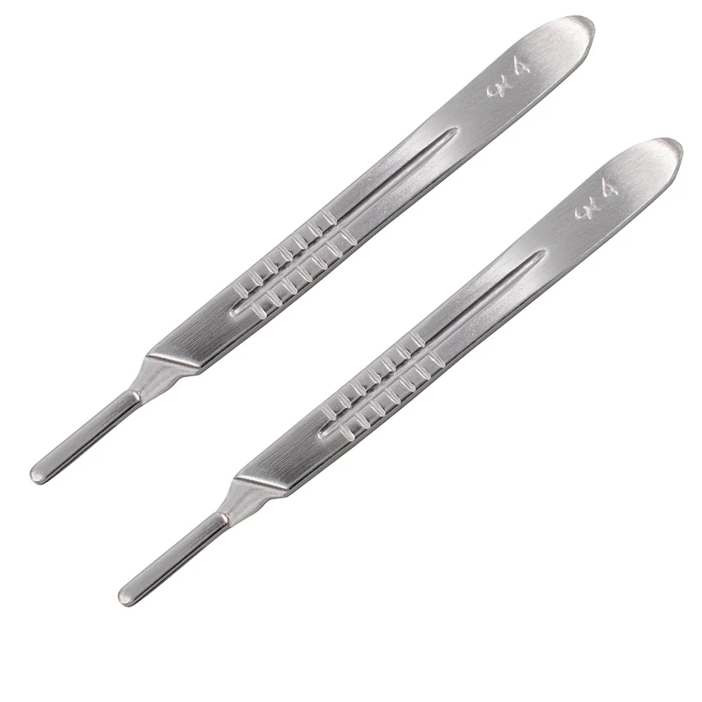1 Stück Skalpellgriff für medizinisches chirurgisches Messer, abnehmbare Klingen, DIY-Schneiden, Edelstahl # 4er Schneidwerkzeuge