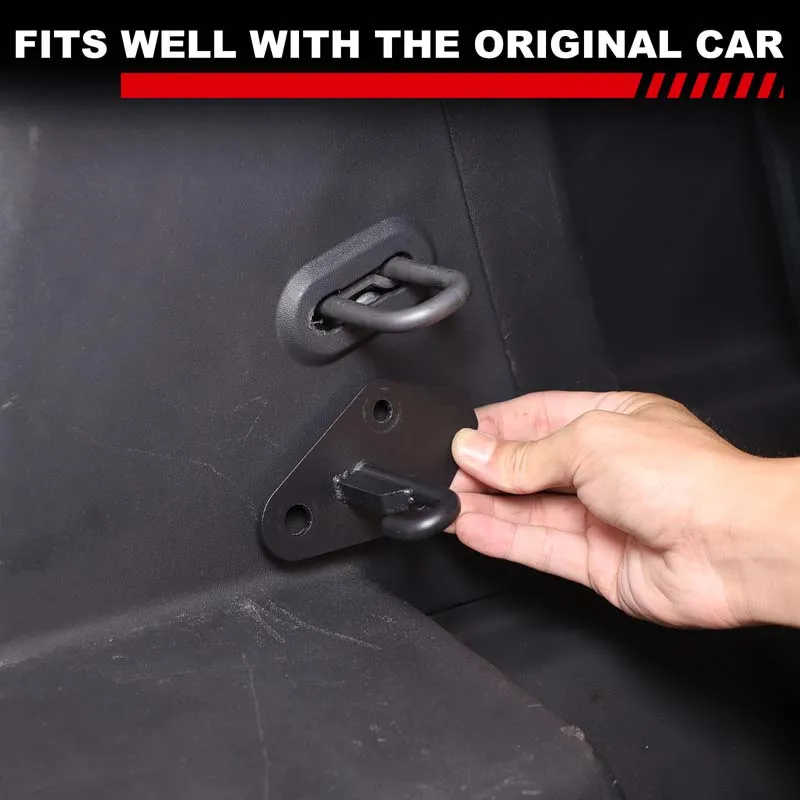 

For Toyota FJ Cruiser 2007-2021 Carbon Steel Car Rear Seat Back Support Bracket Adjustment Bracket Car Modification Accessories