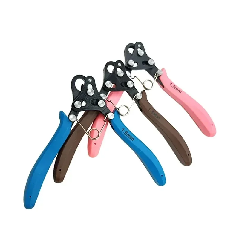 Jewelry Wire Rolling Pliers Set 1.5/2.25/3mm for Jump Ring Making Earrings Wire Bending Loop Forming Craft Tool Jewelry Tools