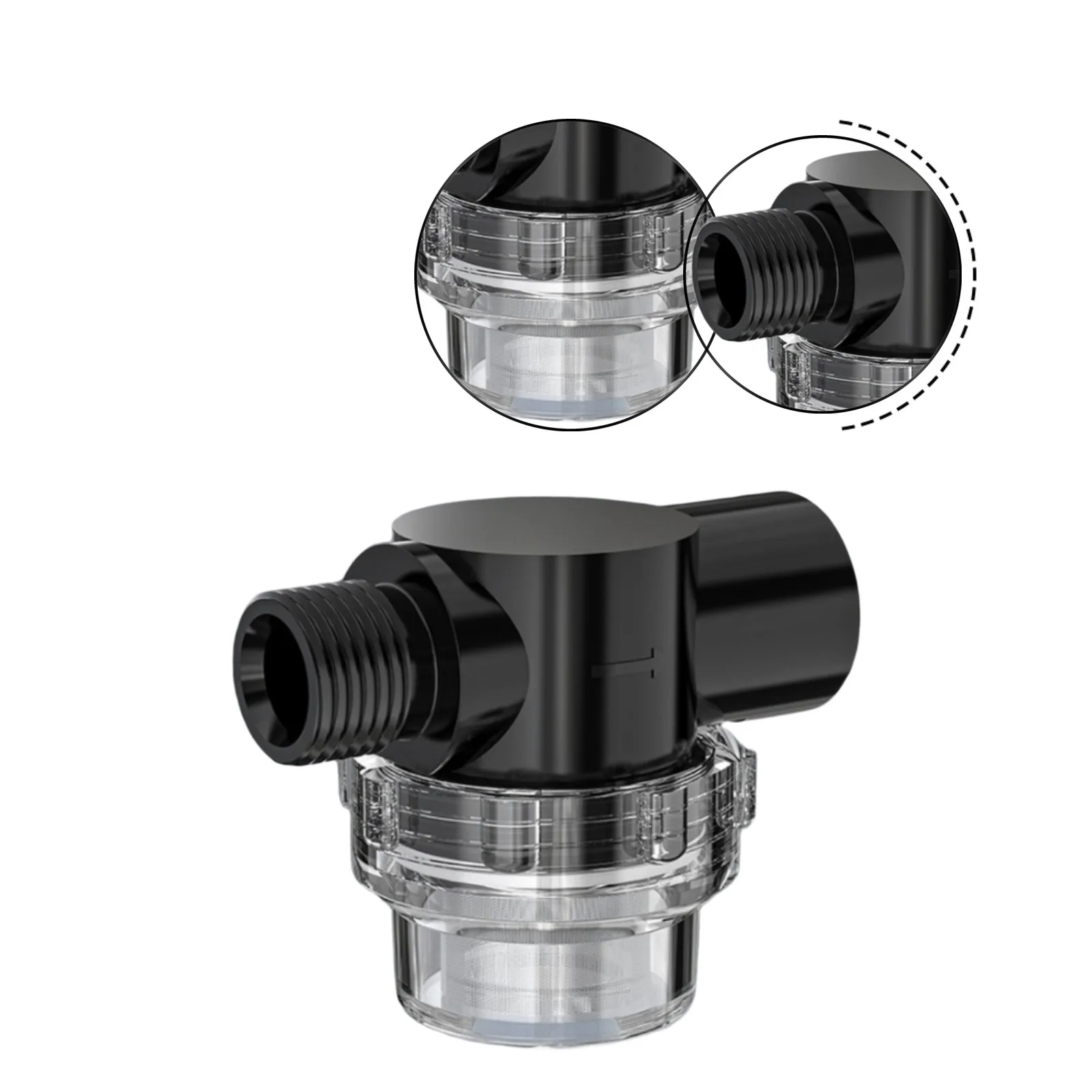 50 Mesh Screen Garden Pump Filter Reliable Sedimentation Filter Tool-free Setup Sand And Debris Trap Screw-on Design