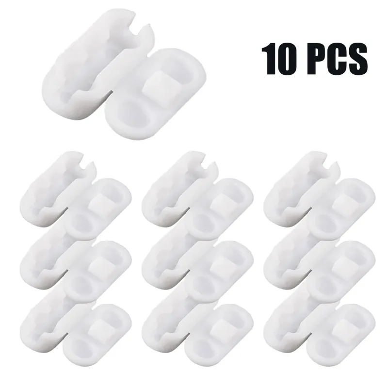 10pcs Plastic Roller Blinds Pull Cord Connector Curtain Chain Connector for Vertical Blinds Joiners Spare Tool Replacement