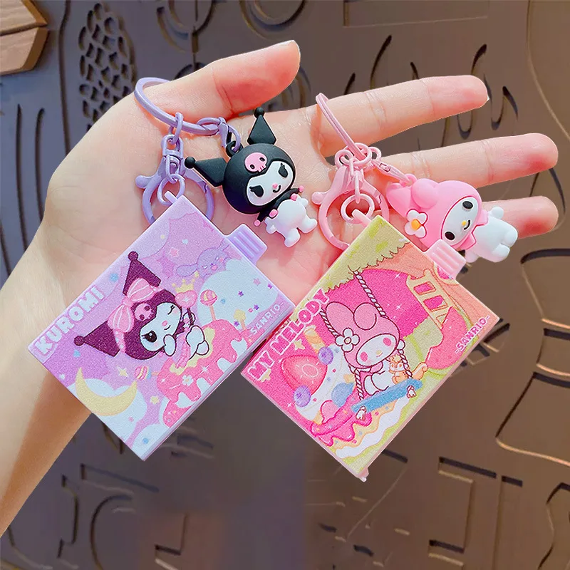 

New Sanrio My Melody Keychain Anime Kuromi Pochacco Small Gift Backpack Hanging Decoration Trinkets Pendant Funny Cute Gift Toys