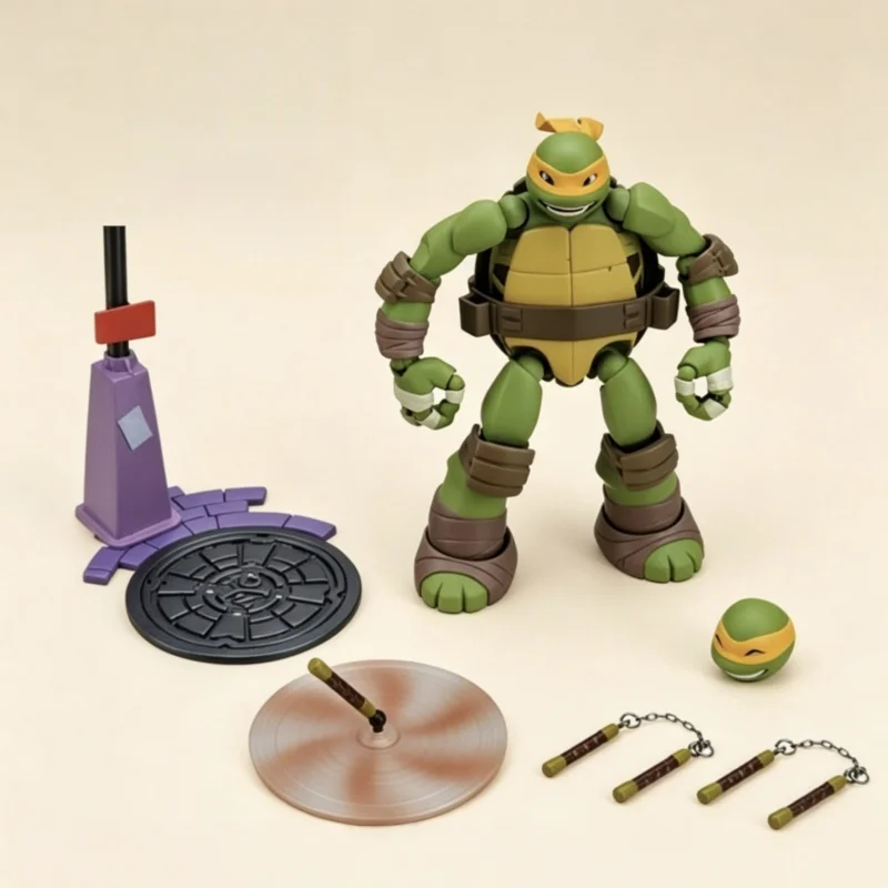 Hot New CD Toys Teenage Mutant Ninja Turtles Action Figures TMNT Dolls Kaiyodo Revoltech Dolls Ko Collectible Model Gift Toys - view 3