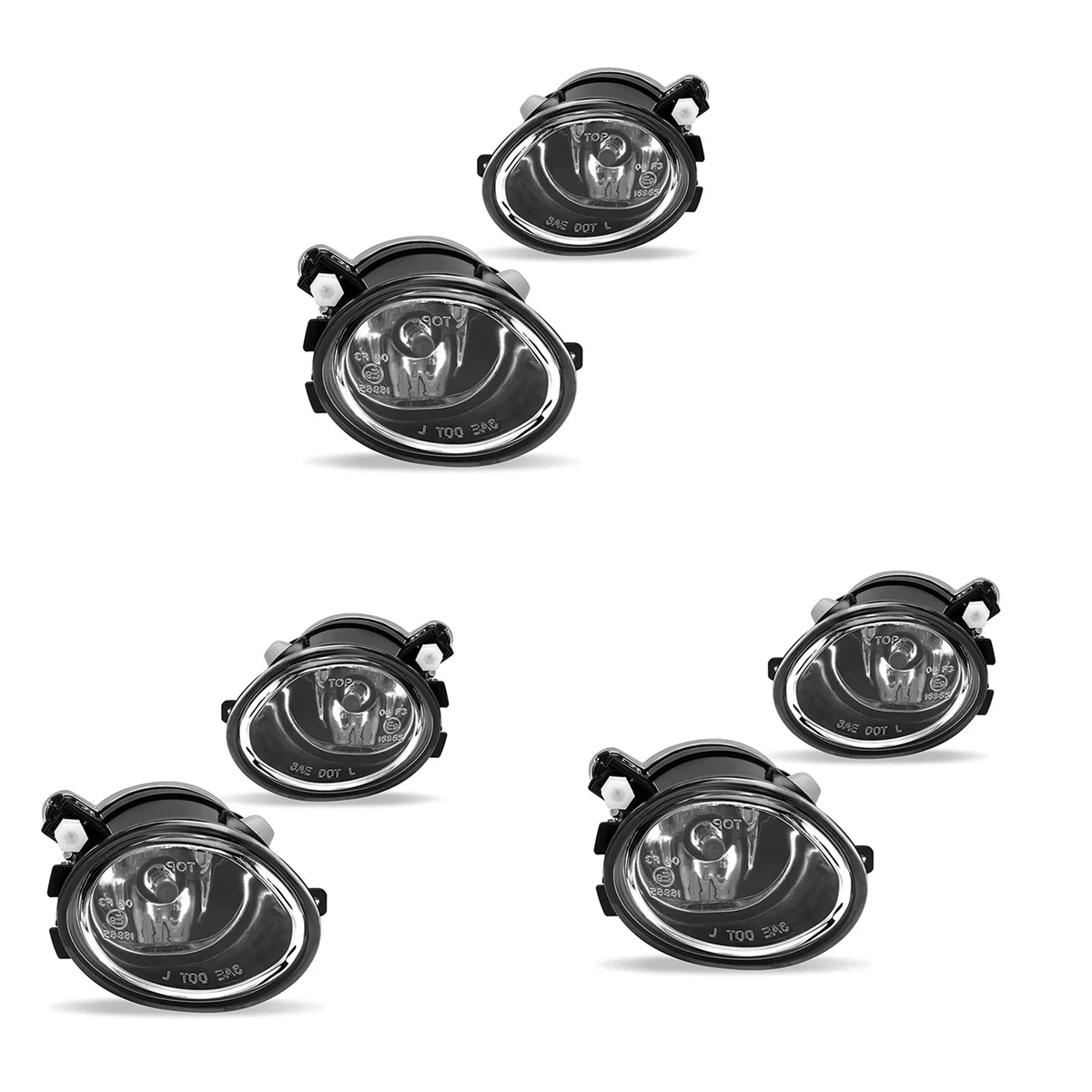 

6x Fog Lights Assembly for E46 M3 2002-2006 Front Bumper Fog Lamp for E39 M5 2001-2003 63177894017 63177894018