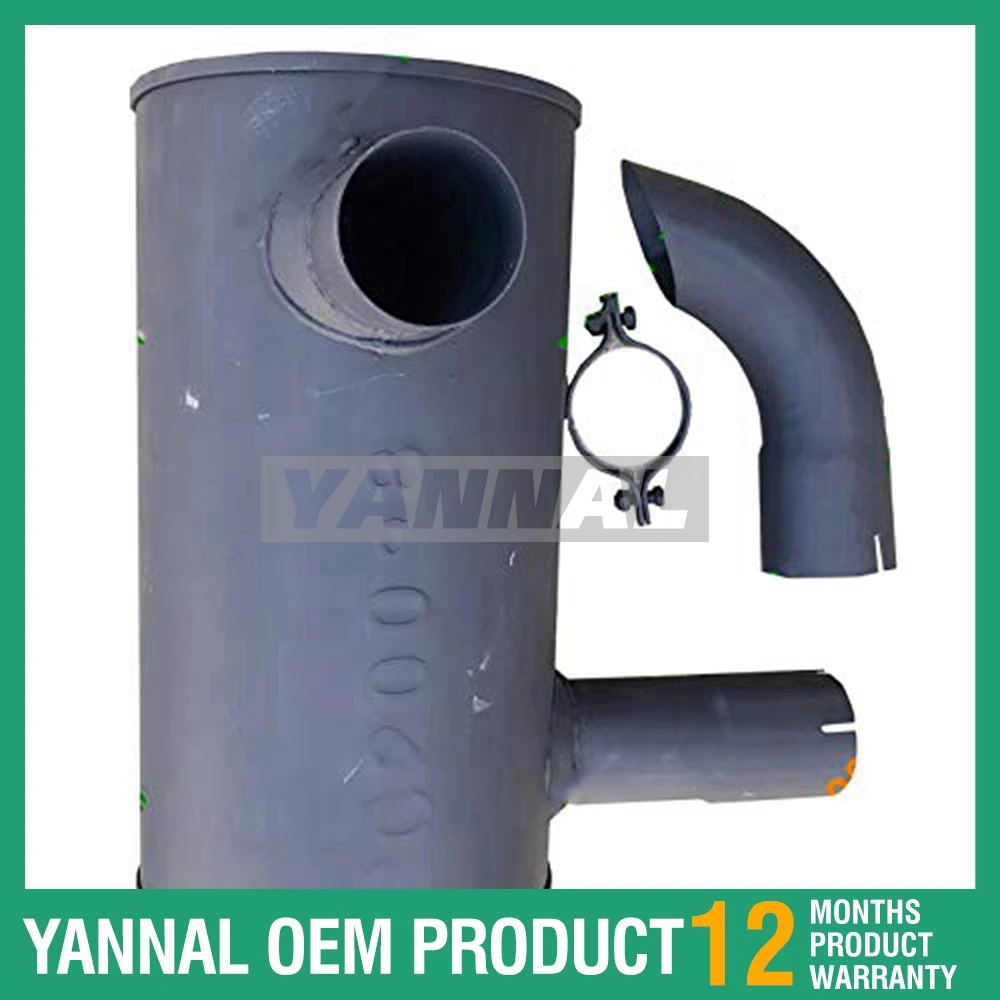 New 6754-11-5350 MUFFLER For Komatsu PC200-8 PC200LC-8 PC210-8K PC210LC-8 PC230NHD8