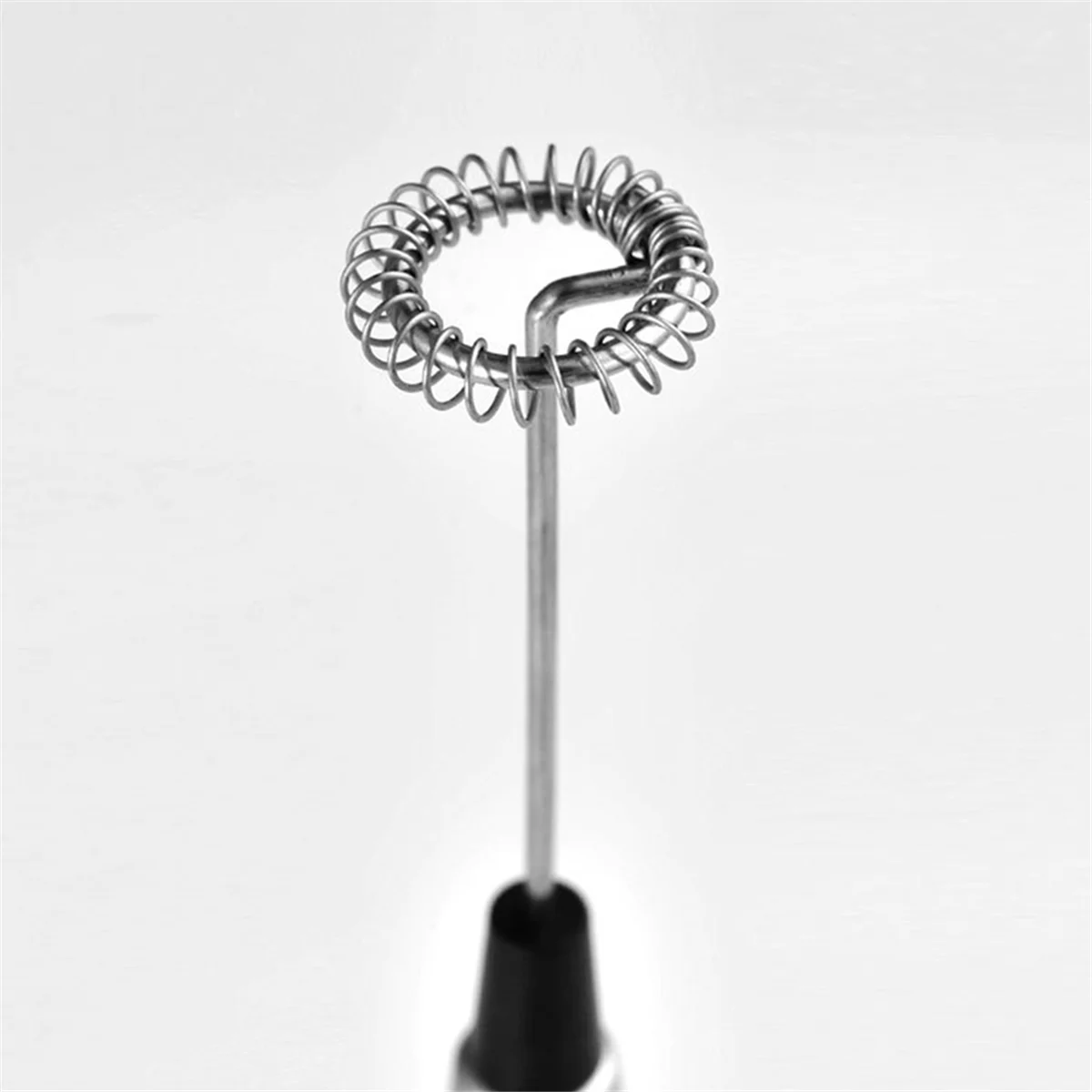 Espumador de leche eléctrico, cafetera manual, mezclador de espuma molida, batidor de huevos, tipo conveniente con soporte