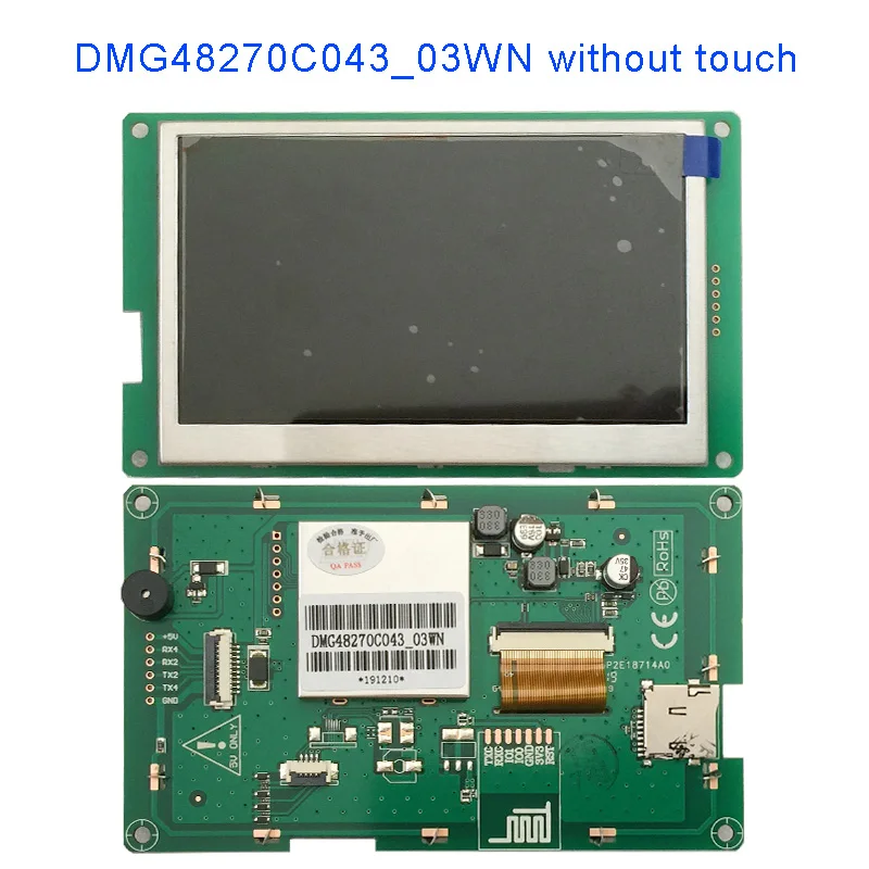 DMG48270C043_03WN WTR WTC 4.3 Inch 480X272 TFT LCD Màn Hình Hiển Thị Màn Hình HMI Bảng Điều Khiển Cảm Ứng Thông Minh Hiển Thị Màn Hình HMI