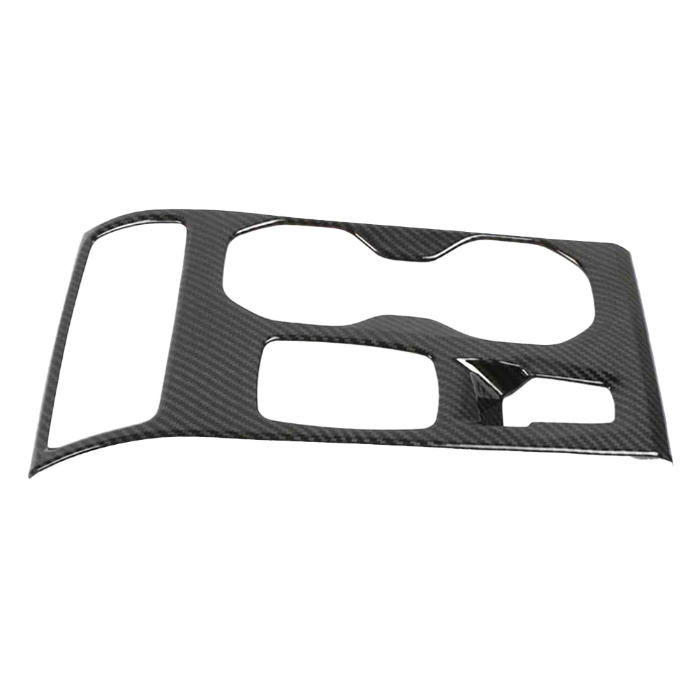 

ABS Material Trim Cup Holder Trim Vehicle Upgrade 20*10*3 Accessory Elegant Matte Finish Fading Protection Luxury Center Console