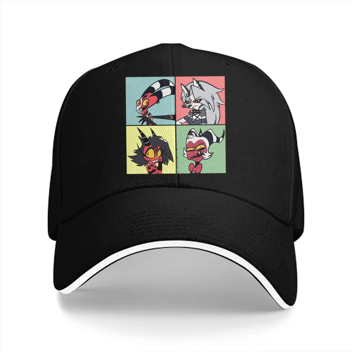 Pure Color Dad Hats Square Frame Design Casual Hat Sun Visor Caps Helluvaboss Peaked Cap