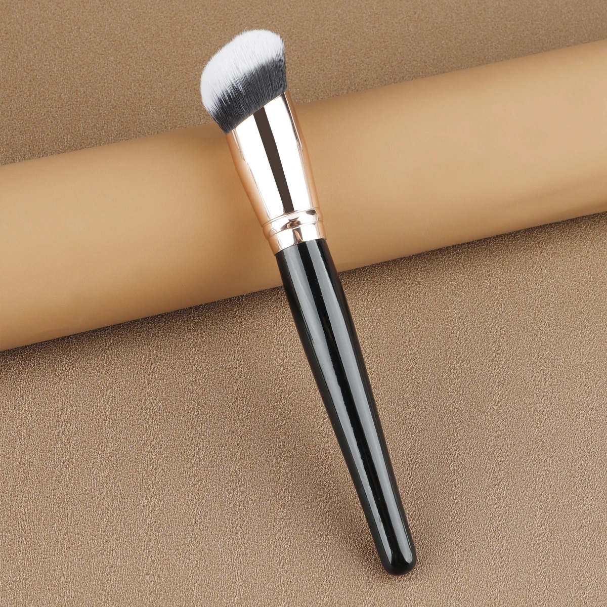 1Pcs Big Angled Top Loose Powder Makeup Brush Foundation Contour Blusher Face Cheek Cosmetic Beauty Make Up Brush Tool